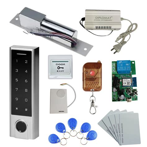 Combo-CN206 Weatherproof Biometric Card Access Control + Drop Bolt Loc ...