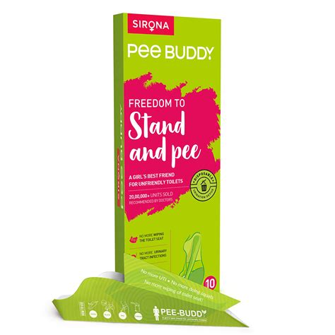 Buy PeeBuddy 10 Funnels Portable Female Urination Device | Disposable ...