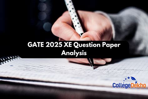 GATE 2025 XE Question Paper Analysis (Out): Official Answer Key (Out ...