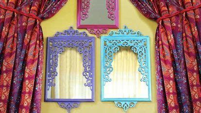 Moroccan Mirror DIY (with Dollar Store Items) | Mirror makeover, Mirror ...