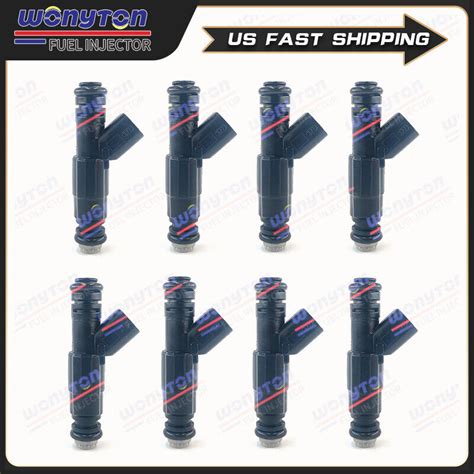 Buy SET (8) Fuel Injectors 0280158089 EV6 For Lincoln Ford Crown ...