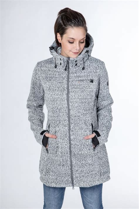 Damen Fleece Mantel Mit Zipfelkapuze - Elfenstyle, Nachhaltig & Handgemacht