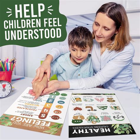 Buy 4 Farmhouse Feelings Chart For Kids Learning Posters For Walls ...
