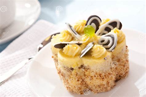 Fancy cake stock image. Image of pastry, cream, food, custard - 9421665