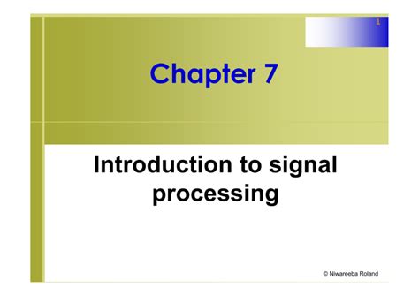 Signal Processing Basics 的图像结果