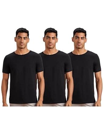 Buy Amazon Brand - Symbol Men's Solid Regular Fit T-Shirt (Pack of 3 ...