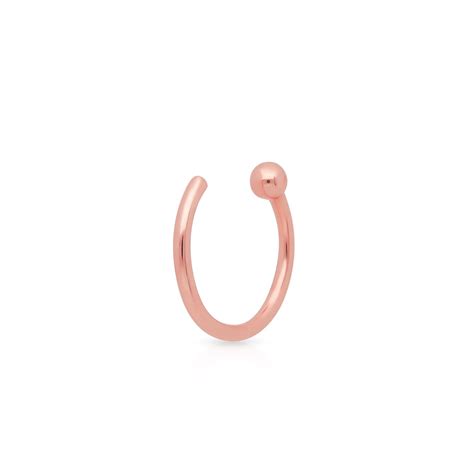 Malabar Gold & Diamonds Rose Gold Nose Ring for Women 18 k | 18k BIS ...