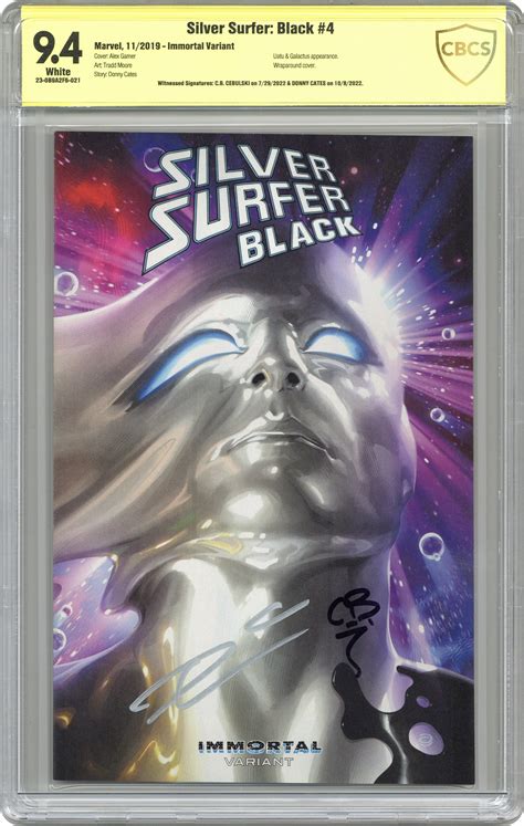 Silver surfer comic books published by Marvel, graded by CBCS