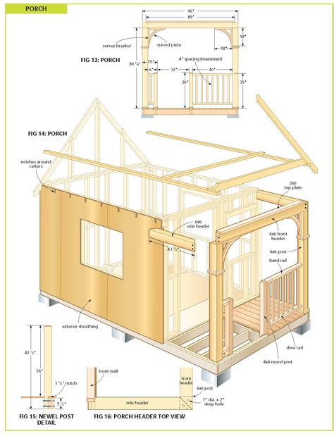 Free Wood Cabin Plans - Free step by step shed plans