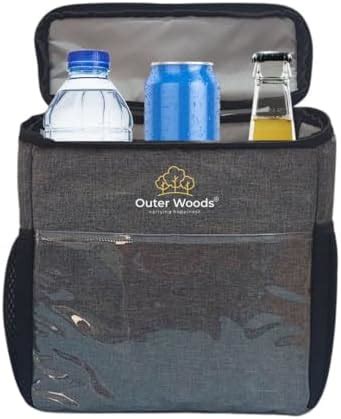 Buy BagsRUs Polyester Portable Chiller Cooler Bag with 2 Ice Packs ...