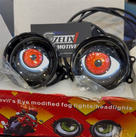Devil Eye LED Headlight and Foglamp Projectors | Remote Control – Zelix ...