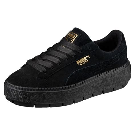Lyst - Puma Suede Platform Rugged Shoe Black in Black