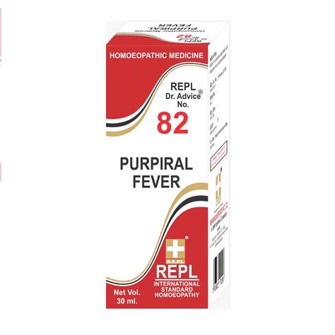 Homeopathy REPL Dr. Advice No. 82 drops for purpiral fever 15% Off ...