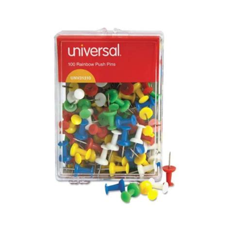 Push Pins for Display Boards | Approx 100 Pins | Multicolor Steel Tip ...