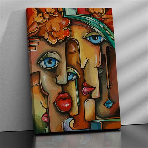 Modern Figurative Art Canvas Print - Elegance in Modern Form – Kotart