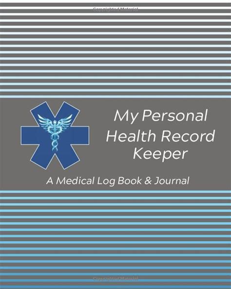 Buy My Personal Health Record Keeper / A Medical Log Book & Journal ...