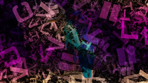 Free Dark Color Random Alphabet Letters Texture Background Image