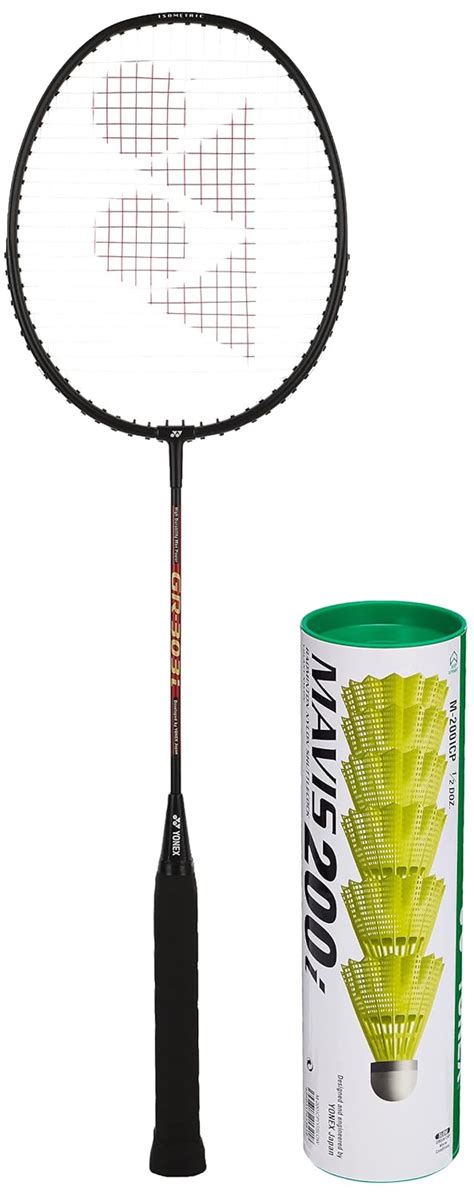 Buy Yonex GR 303i Black Aluminium Badminton Racquet with Full Cover ...