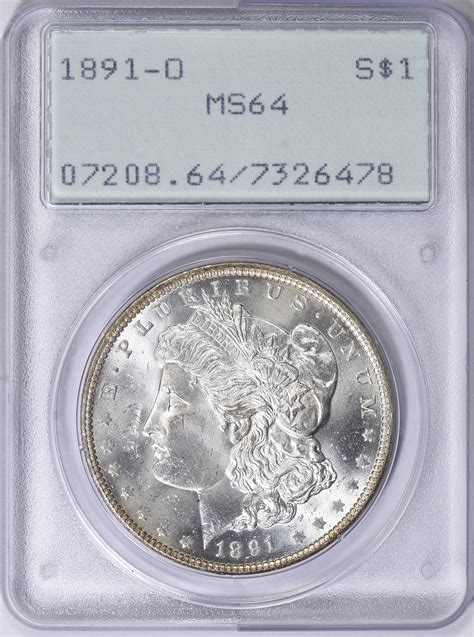 1891-O Morgan Silver Dollar PCGS MS-64 OGH (1st Gen) (Item 1664287 ...