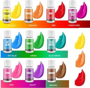 Marvino Color Gel Food Colouring, Vibrant Icing Colors Veg and Gluten ...