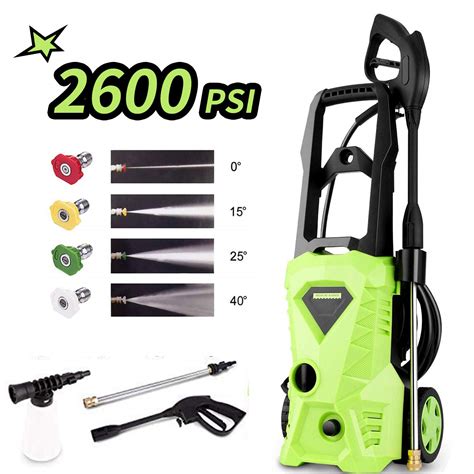 Buy Homdox Pressure Washer, Power Washer with 2600 PSI,1.6GPM, (4 ...