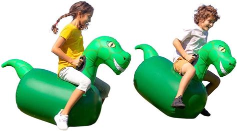 Buy HearthSong Inflatable Ride-On for Kids’ Active Play, Hippity Hop ...