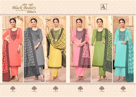Black Beauty Edition 2 Alok Jaam Cotton Pant Style Suits – Kavya Style Plus