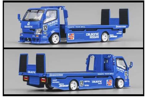MicroTurbo 1:64 Full Calsonic custom tow truck Limited Edition Alloy ...