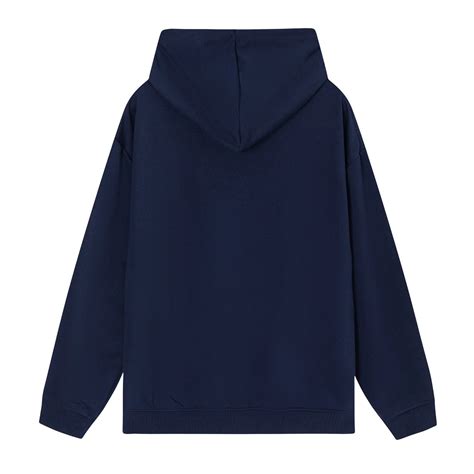 Men's Basic Dark blue Hoodie