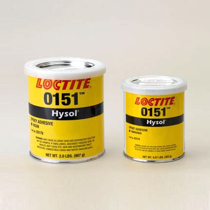 Henkel Loctite Hysol 0151 Epoxy Adhesive Clear 2.6 lb Kit
