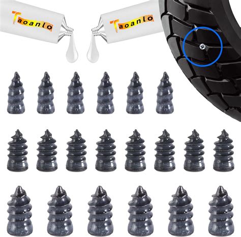 Amazon.com: Taoanlo Tire Repair Kit, Tire Repair Nail, Tire Screw Plug ...