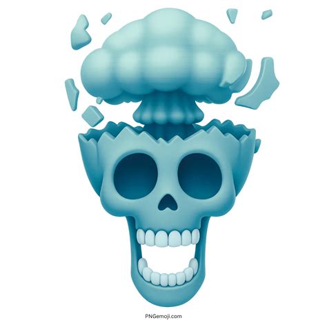 Image result for Exploding Skull. Emoji