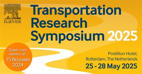 Transportation Research Symposium | About | Elsevier