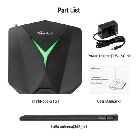 ELECROW ThinkNode G1 868MHz 8-Channel LoRaWAN Gateway with SX1302 Chip ...