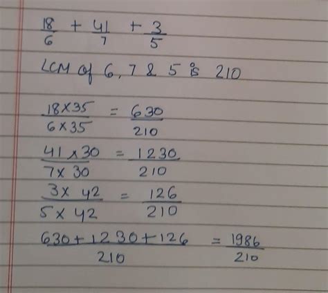 simplify 18/6+41/7+3/5 - Brainly.in