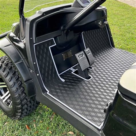 Advanced EV1 / Advanced HD Golf Cart Floor Mat - All Black | Golf carts ...