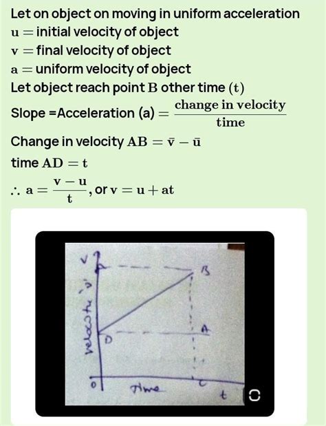 Write three equations of motion of uniformly accelerated motion and ...
