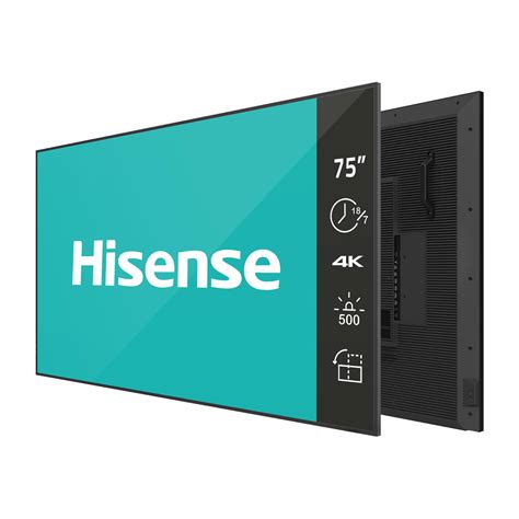 HISENSE 75GM50D 75 UHD DIGITAL SIGNAGE 500NIT 18 X 7 ANDROID 11 PANEL ...