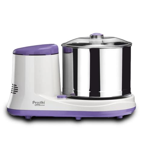 Preethi Power Grind Wet Grinder|150W 2L Stainless Steel Table Top Wet ...