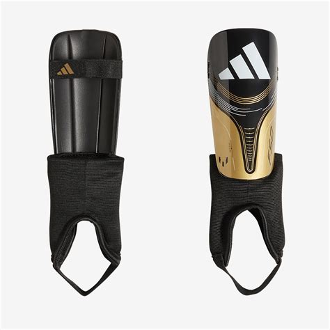 adidas Kids Messi Match Shinpads - White/Lucid Blue/Gold Metallic ...