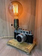 Image result for Vintage Camera Lamp
