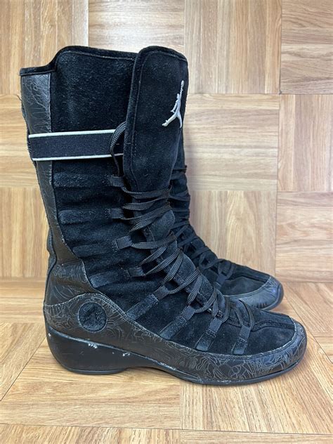 RARE🔥 Nike Air Jordan Jazzy Belle Boots Black Ostric… - Gem