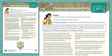 'My Name Is Cato' KS2 Conscience Alley Activity - Twinkl