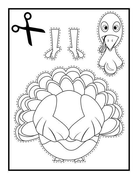 34 Printable Turkey Templates for Crafts