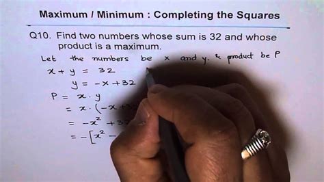 Maximum Product for Numbers with Sum of 36 Q10