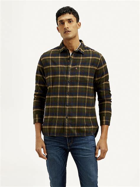 Men's Checkered Loose Fit Flannel Shirt – Levis India Store