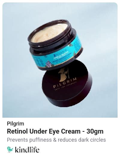 Buy Pilgrim Retinol Under Eye Cream - 30gm Online at Best Price in ...