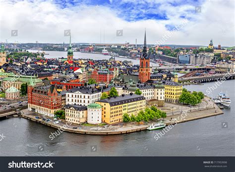 2,078 Aerial View Of Gamla Stan In The Old Town In Stockholm, Capital Of Sweden Images, Stock ...