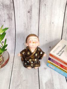 Laxmi Stores Laughing Baby Buddha Monk Statue Vastu Decorative ...