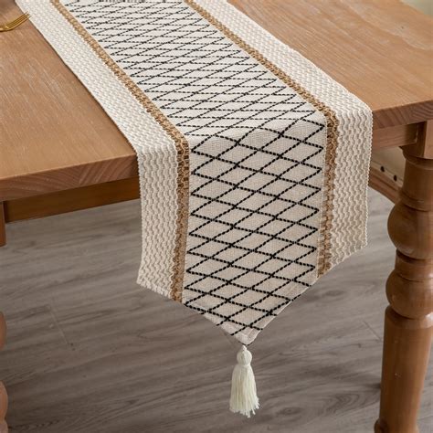 Amazon.com: Linen Cow Print Table Runner 13x71 Inch Farmhouse Western ...